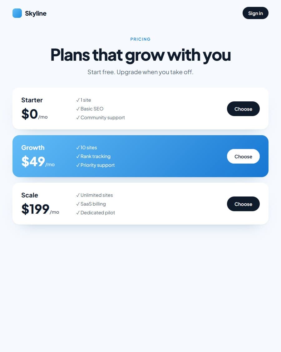 Website, SaaS and SEO pricing - ieecode